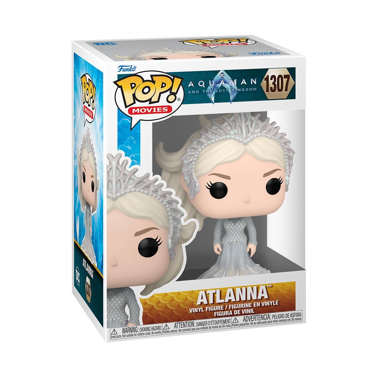 Funko POP! Movies: DC - Atlanna - Aquaman - Collectable Vinyl Figure - Gift Idea - Official Merchandise - Toys for Kids & Adults - Movies Fans - Model Figure for Collectors and Display