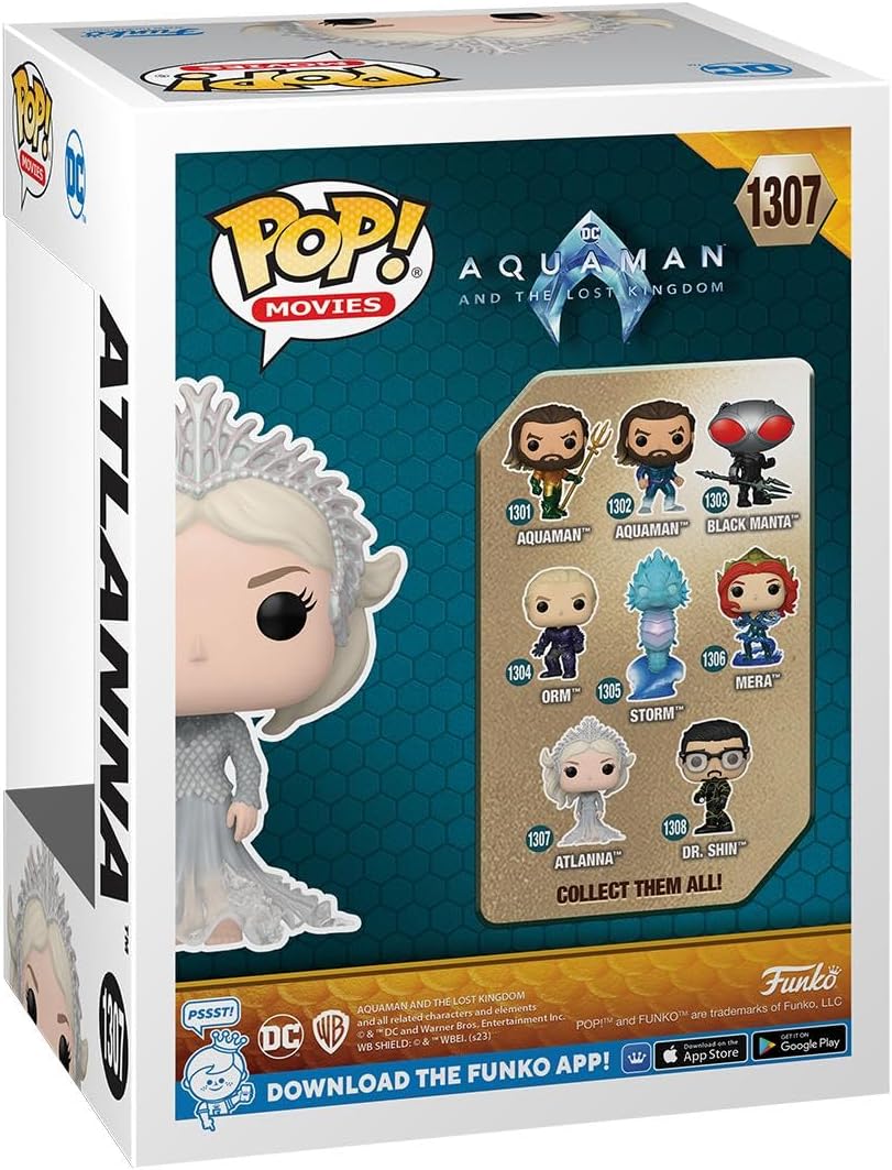 Funko POP! Movies: DC - Atlanna - Aquaman - Collectable Vinyl Figure - Gift Idea - Official Merchandise - Toys for Kids & Adults - Movies Fans - Model Figure for Collectors and Display