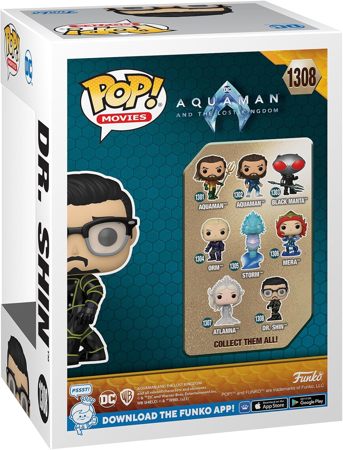 Funko POP! Movies: DC - Dr. Shin - Aquaman - Collectable Vinyl Figure - Gift Idea - Official Merchandise - Toys for Kids & Adults - Movies Fans - Model Figure for Collectors and Display