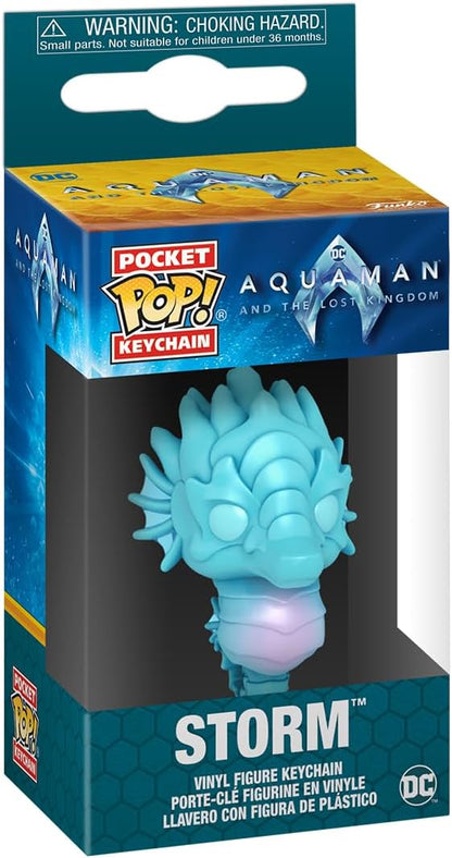 Funko Pop! Keychain: DC - Storm - Aquaman Novelty Keyring - Collectable Mini Figure - Stocking Filler - Gift Idea - Official Merchandise - Movies Fans - Backpack Decor