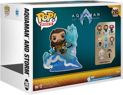 Funko Pop! Ride Deluxe: - DC Aquaman On Storm - Figura de Vinilo Coleccionable - Idea de Regalo- Mercancia Oficial - Juguetes para Niños y Adultos - Movies Fans - Muñeco para Coleccionistas