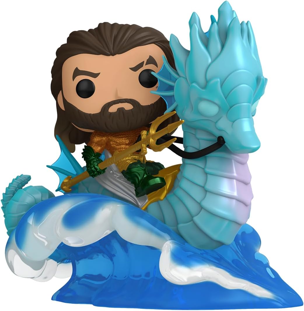 Funko Pop! Ride Deluxe: - DC Aquaman On Storm - Figura de Vinilo Coleccionable - Idea de Regalo- Mercancia Oficial - Juguetes para Niños y Adultos - Movies Fans - Muñeco para Coleccionistas
