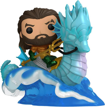 Funko Pop! Ride Deluxe: - DC Aquaman On Storm - Figura de Vinilo Coleccionable - Idea de Regalo- Mercancia Oficial - Juguetes para Niños y Adultos - Movies Fans - Muñeco para Coleccionistas