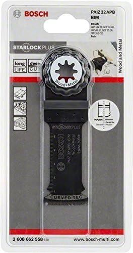 Bosch 2608662558 "PAIZ 32 APB" Plunge Cut Saw Blade, Black