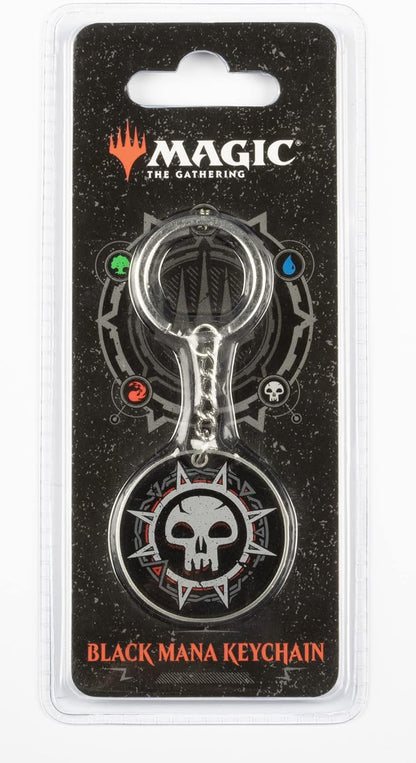 Konix Magic The Gathering Schlüsselanhänger – Black Mana Design