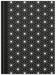 RNKVERLAG 46747 - Notizbuch „black & white Stars“ in DIN A5 dotted, mit 96 Blatt 70 g/m², 1 Stück