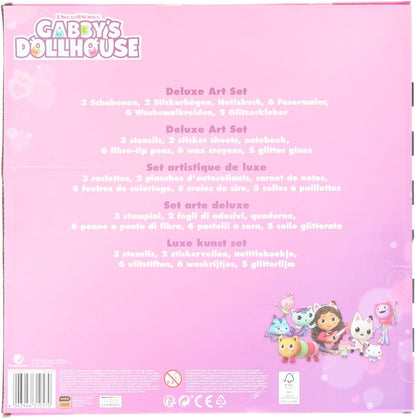 UNDERCOVER Deluxe Gabby's Dollhouse Painting Case, 23 Pieces, multicoloured