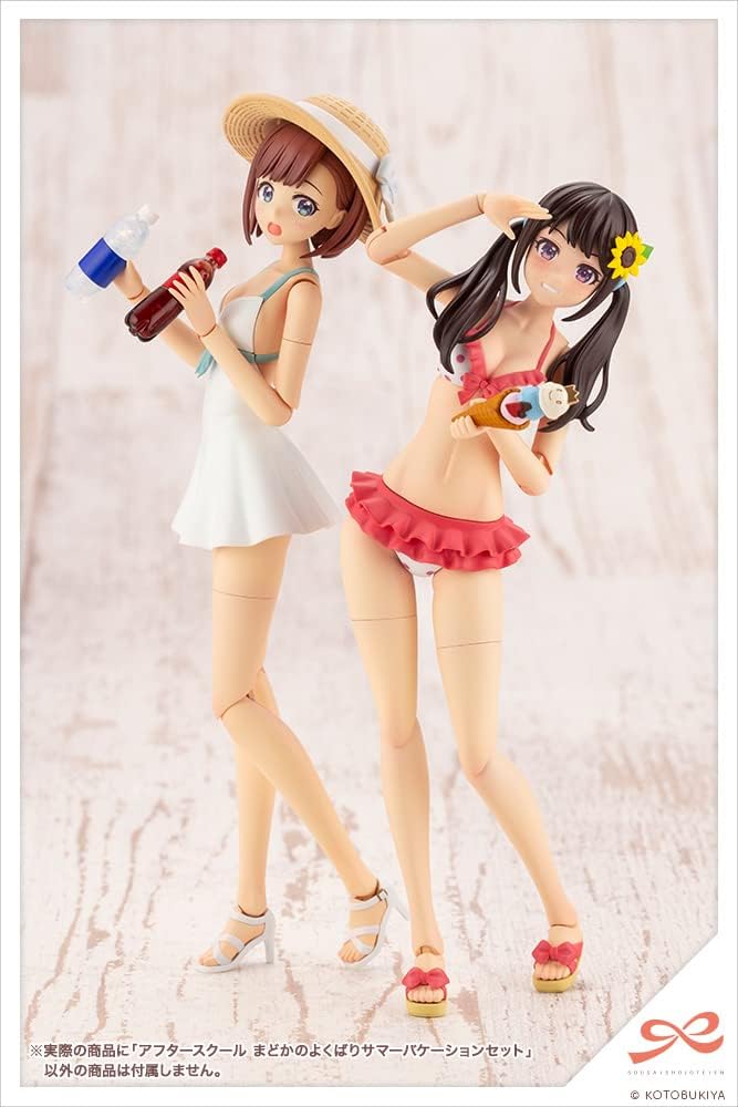 Kotobukiya Sousai Shojo Teien accessoires 1/10 After School Madoka's Well-Deserved Summer Vacation Set