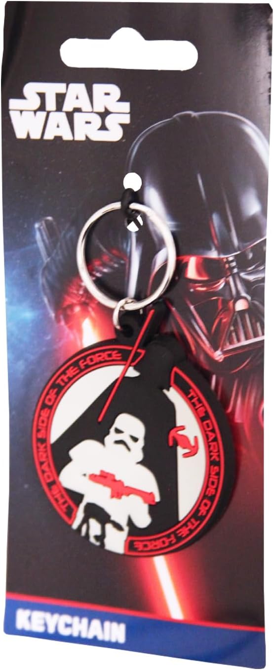 Star Wars Rubber Darth Vader & Stormtrooper Keyring