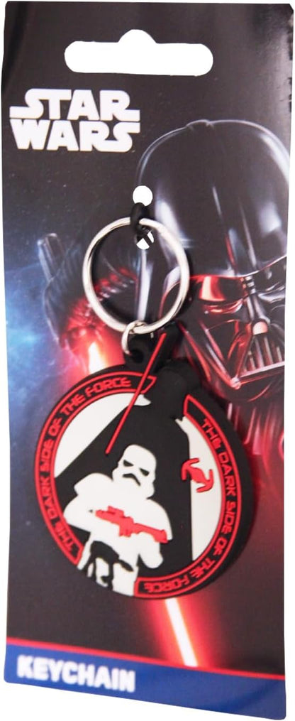 Star Wars Rubber Darth Vader & Stormtrooper Keyring