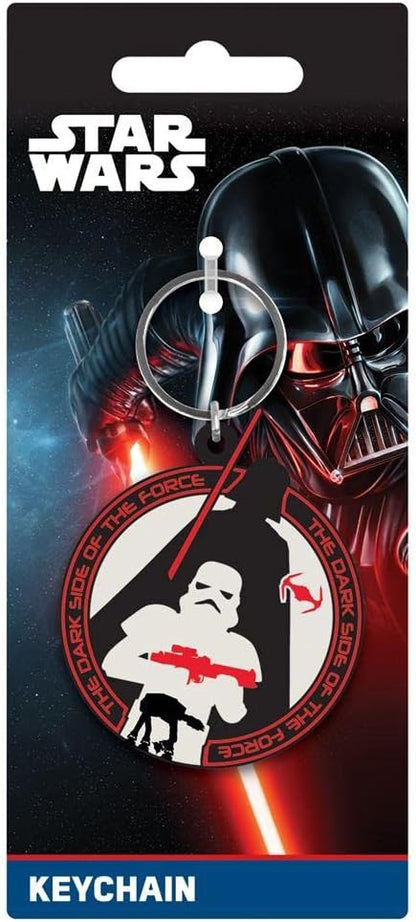 Star Wars Rubber Darth Vader & Stormtrooper Keyring