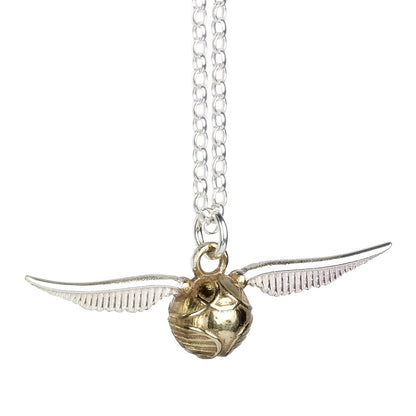Sterling Silver Harry Potter Golden Snitch Charm Necklace