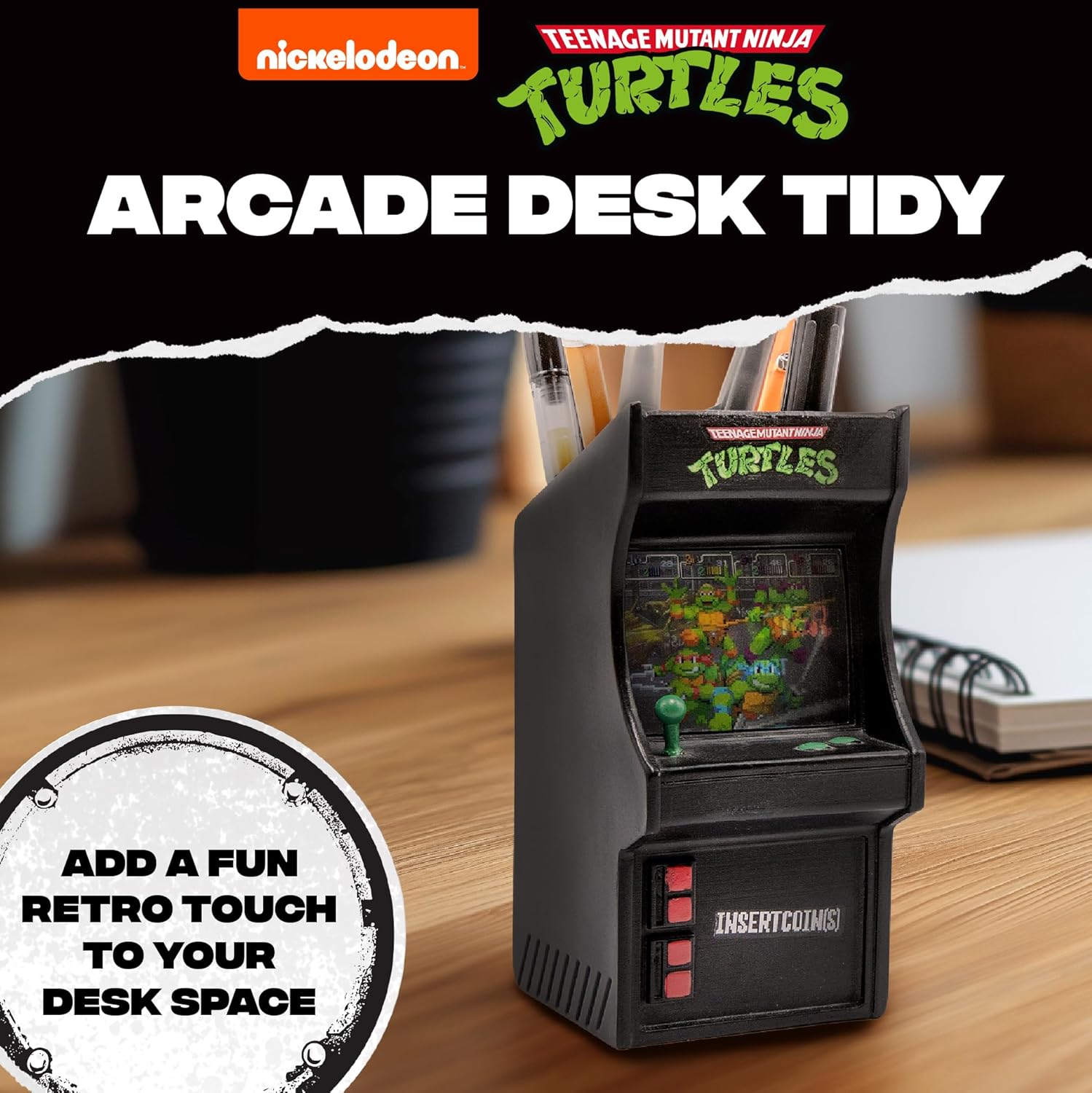 Tortues Ninja Pot à crayons Arcade Machine