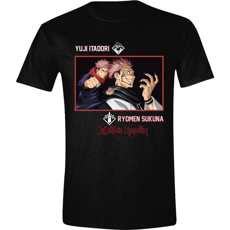 Jujutsu Kaisen - Yuji Itadori & Ryomen Sukuna T-Shirt S Schwarz