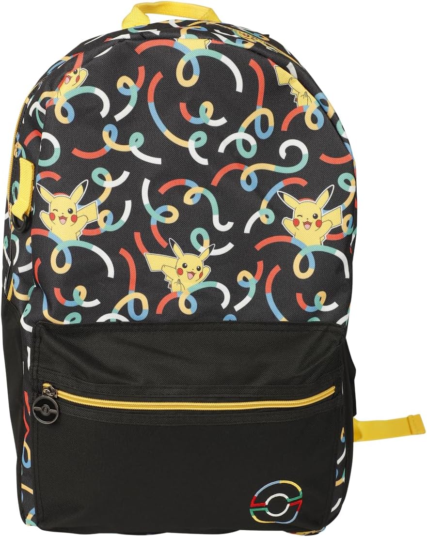 Pokémon Happy Pikachu! Unisex Zaino multicolore 100% poliestere