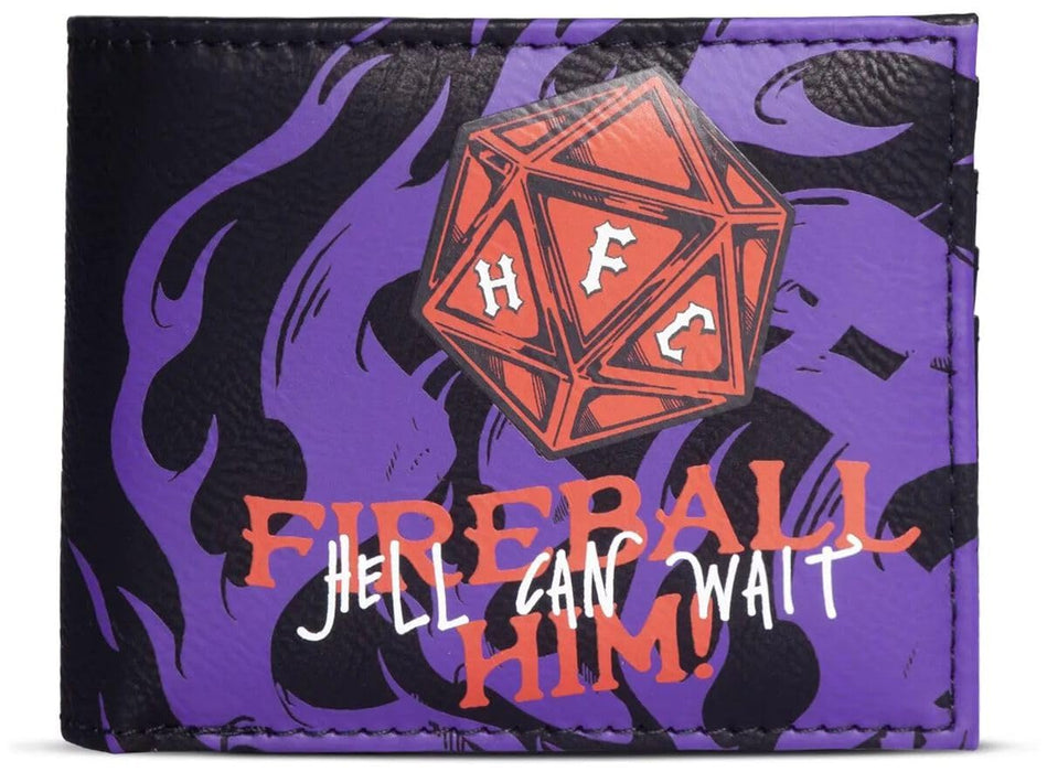 Stranger Things Hellfire Club - Fireball Him Unisex Geldbörse schwarz