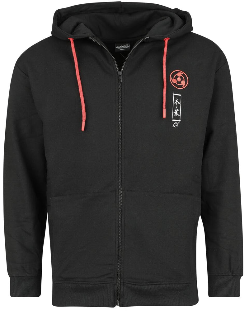 Naruto Shippuden - Kakashi Uomo Felpa Jogging Nero Regular