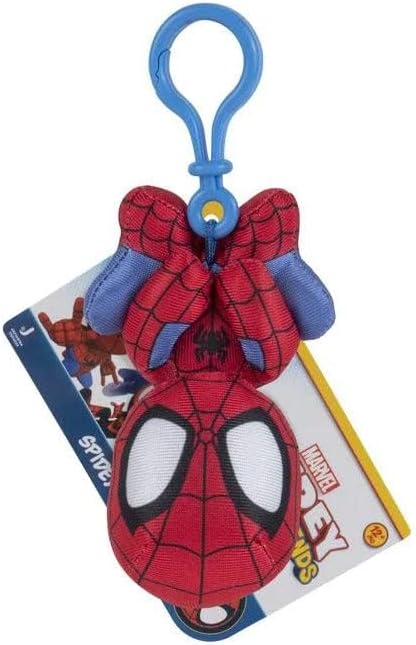Spidey N Friends Plush Clips 3-Inch - Spidey
