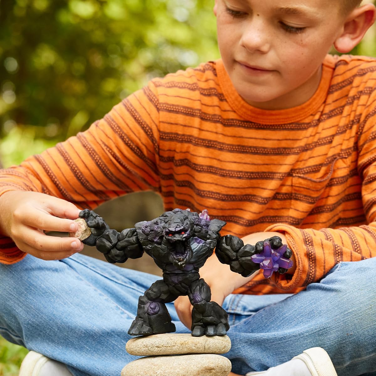 schleich Eldrador 70158 Shadow World Stone Monster - Realistic Mythical Fantasy Creature Action Figure Toy - Creature with Movable Arms and Torso - Monster Toys Gift for Boys and Girls, Kids Ages 7+