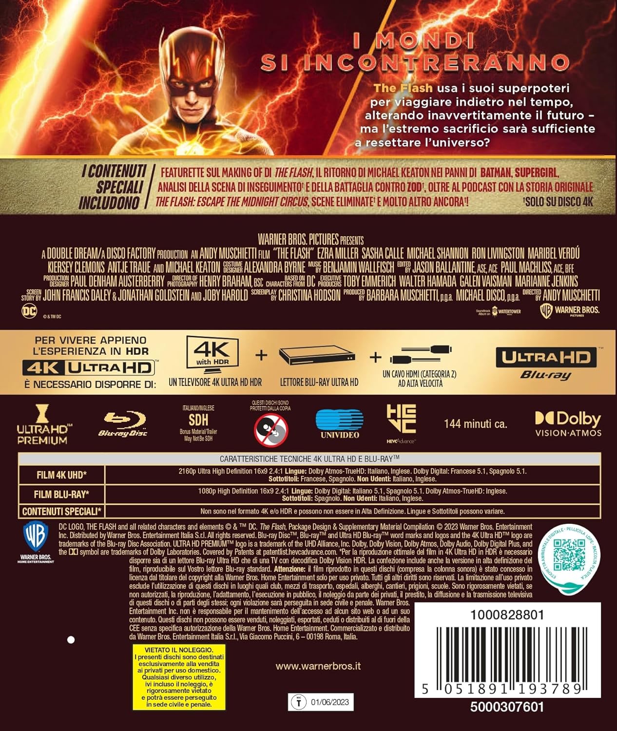 THE FLASH (4K UHD + Blu-Ray