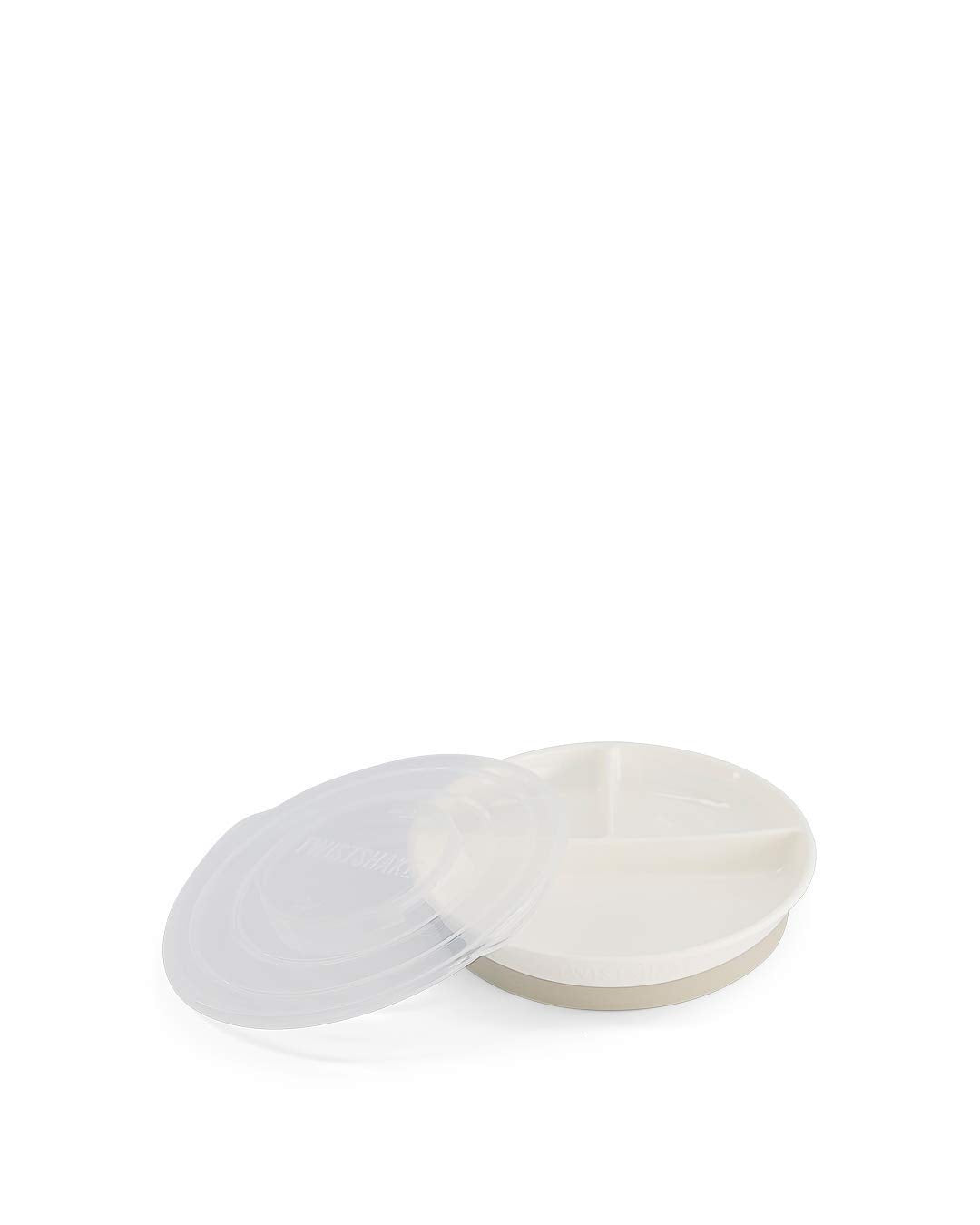 Twistshake - Divided Plate 6+M White