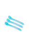 Twistshake 3X Feeding Spoon Set for Baby, Infant Feeding, BPA Free, 6+ Months, Pastel Blue
