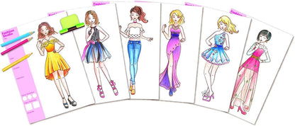4M | My Design Portfolio Fashion Studio | Design & Draw Your Own Fabulous Designs with the Tools supplied | Creative Arts and Crafts for Kids 5+