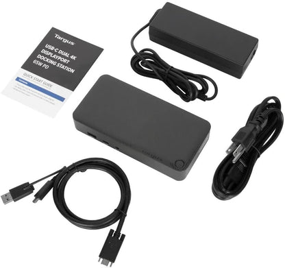 Targus, Docking Station, USB-C, Universal DisplayLink, Dual 4K DisplayPort Docking with 65W Power Delivery