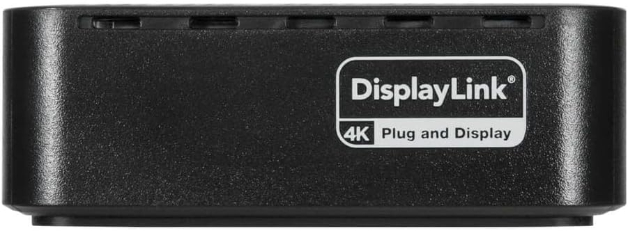 Targus, Docking Station, USB-C, Universal DisplayLink, Dual 4K DisplayPort Docking with 65W Power Delivery