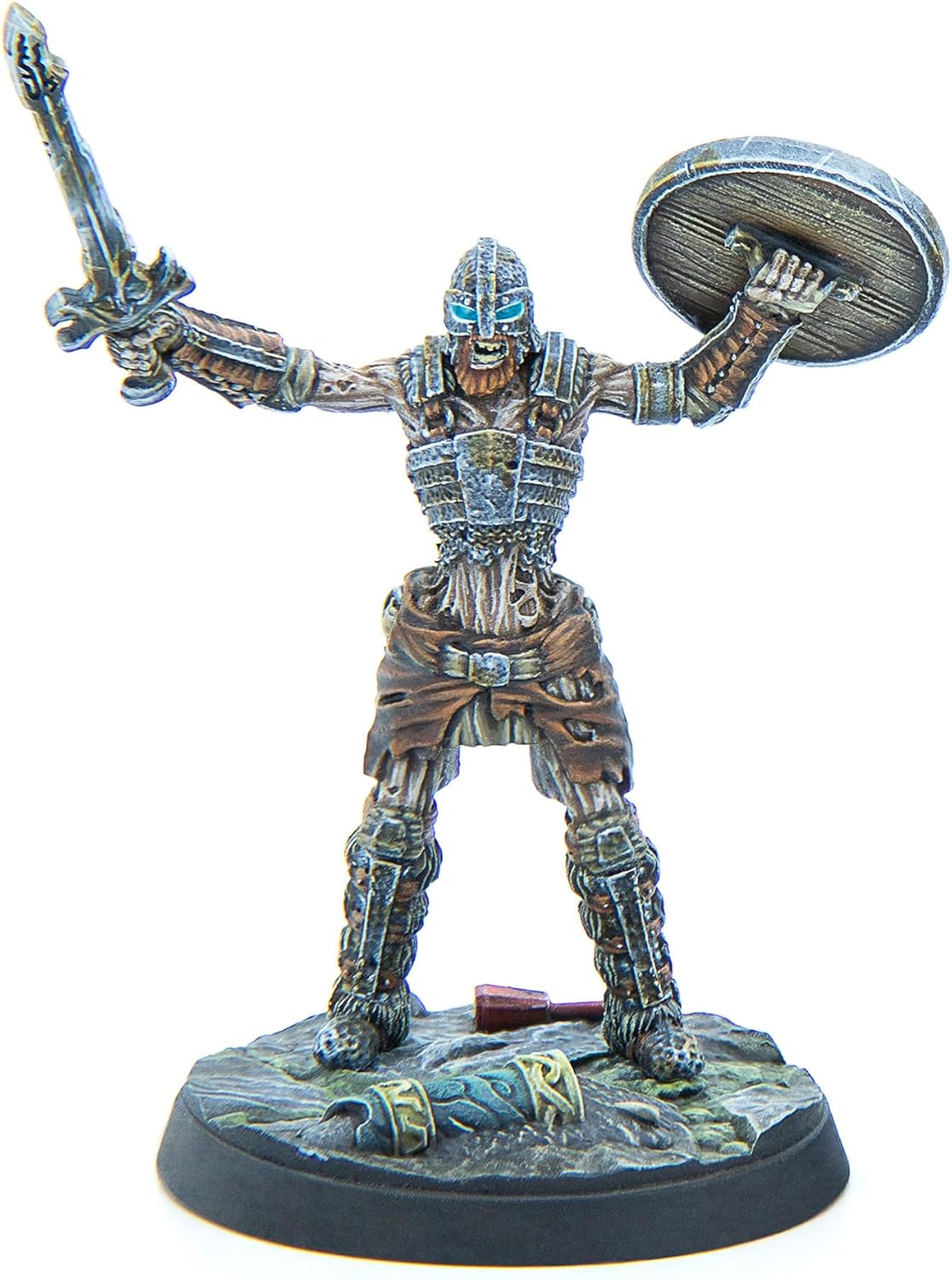 Modiphius: The Elder Scrolls: Call to Arms: Draugr Masters - 5 Figure Resin Expansion, Chapter 4, Unpainted, 32mm Miniatures with Scenic Bases, RPG