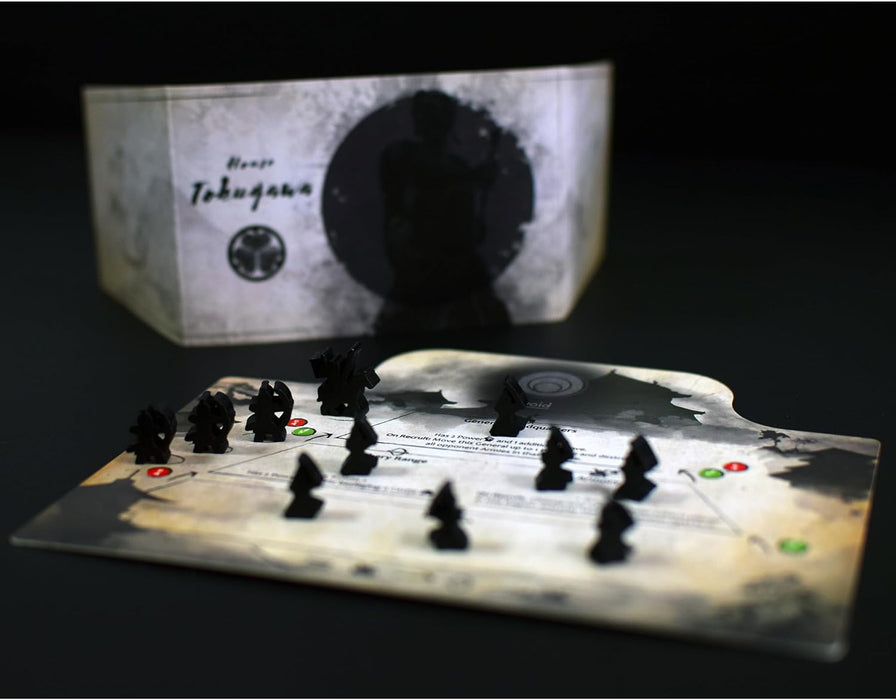 Archona Games: Small Samurai Empires: Rise of Tokugawa - Expansion Board Game, Area Control Game in Feudal Japan, Ages 13+, 1-5 Players, White