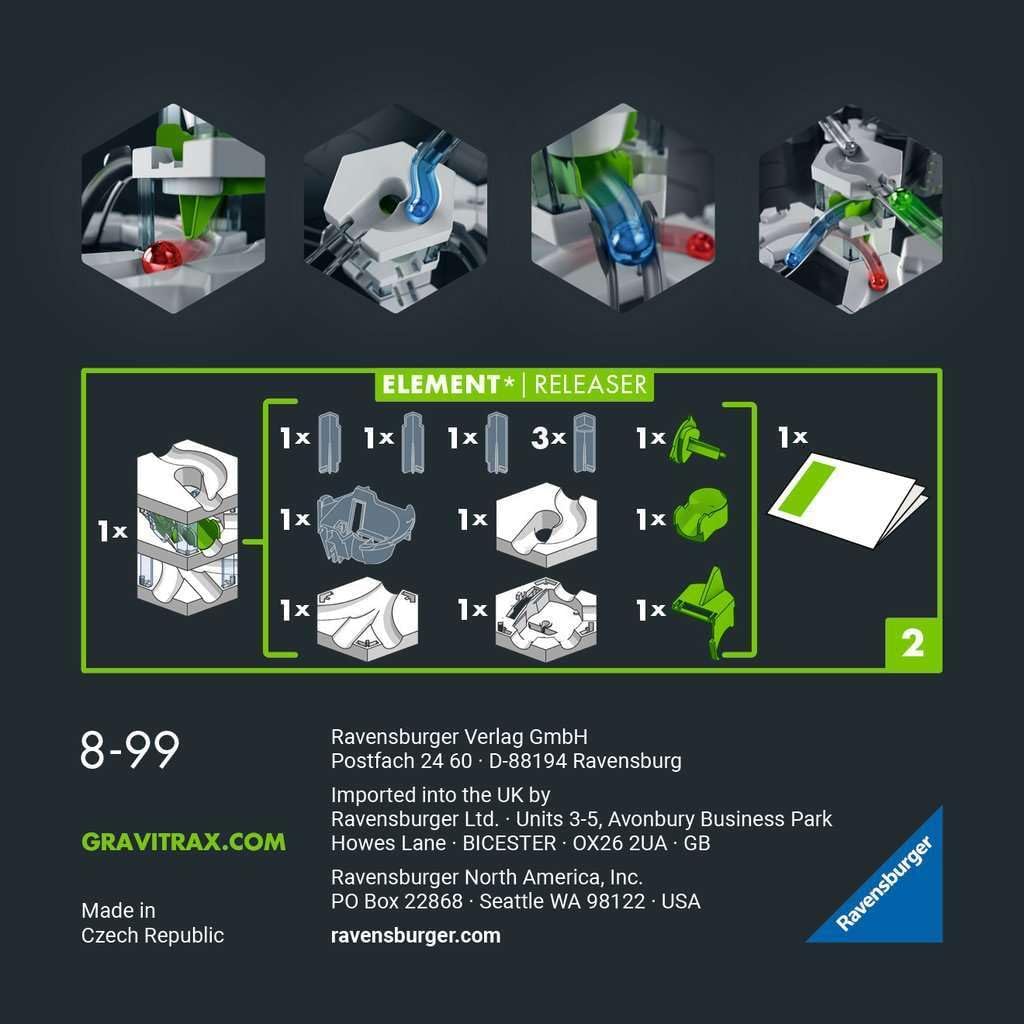Ravensburger Gravitrax, Color White, pequeño (27486