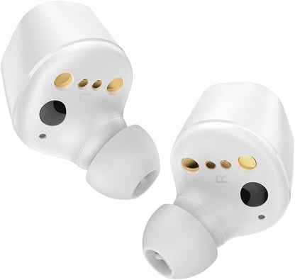 Sennheiser CX Plus True Wireless Earbuds - Bluetooth In-Ear Headphones for Music and Calls with Active Noise Cancellation, Customizable Touch Controls, Bass Boost, IPX4 and 24-hour Battery Life, White