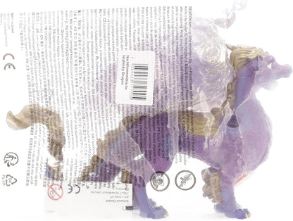 schleich BAYALA 70762 Nachtdrache - Drache Fantasievolle Mythische Drachenfigur mit Flügeln und Glitzernden Schuppen Figuren für Jungen und Mädchen ab 5, Dunkellilafarben