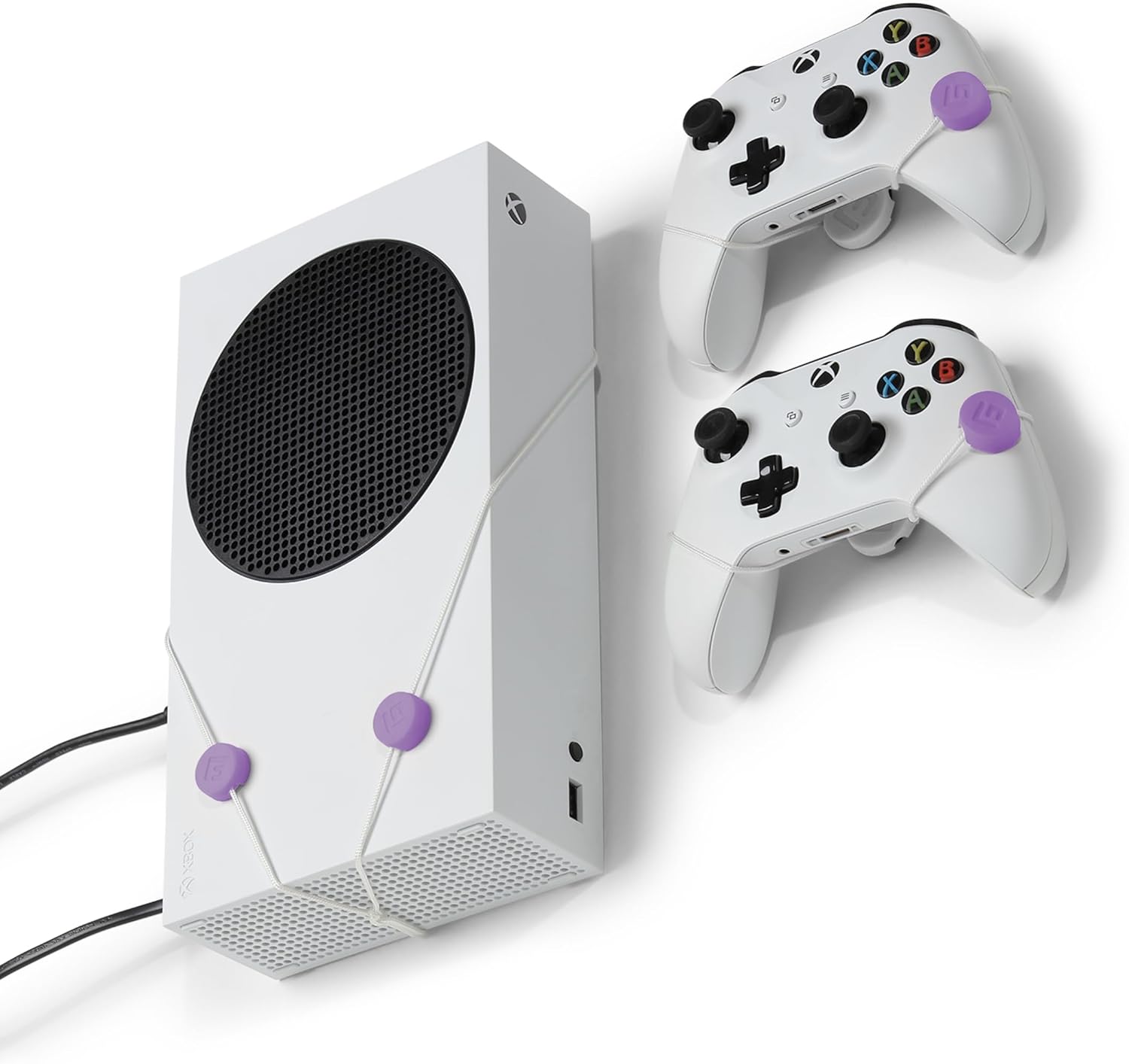 Wall Mount Covers caps by FLOATING GRIP - Compatible with FLOATING GRIP Wall Mounts (Purple