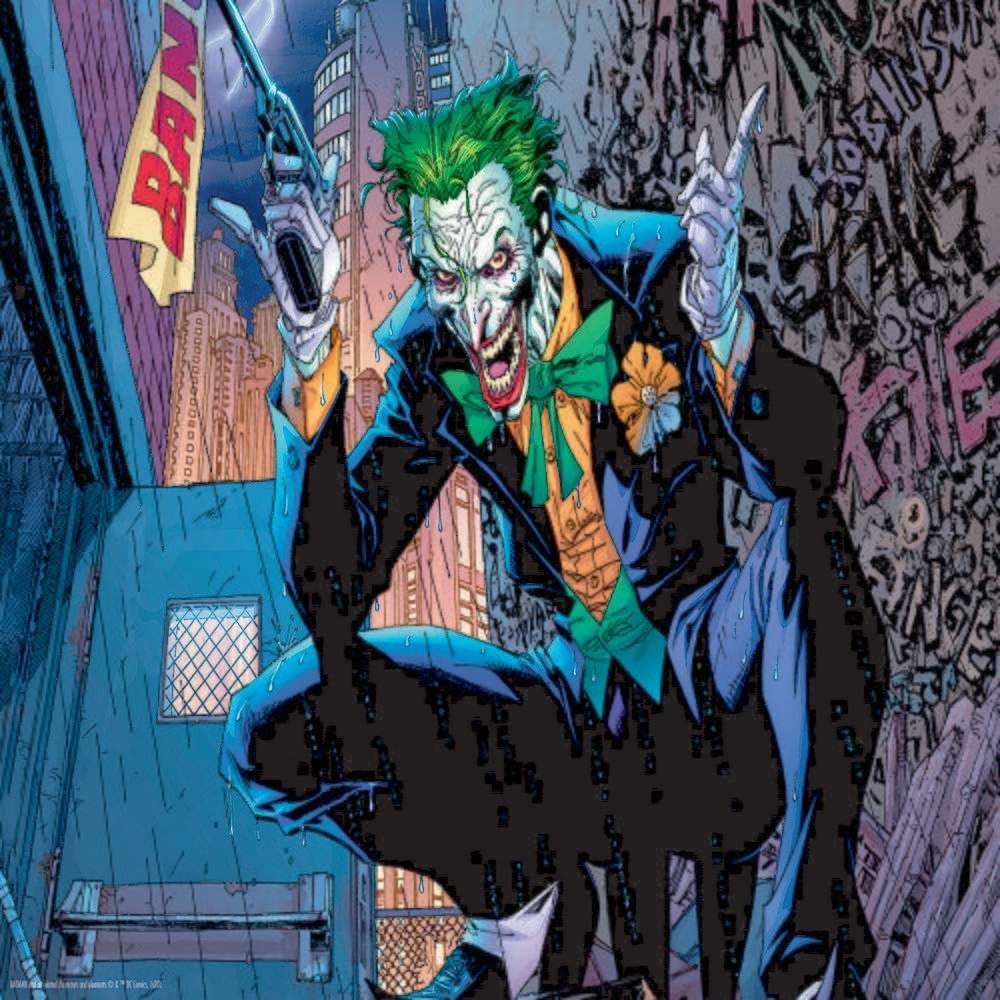 Grandi Giochi DC Comics Joker Horizontal Lenticular Puzzle with 500 Pieces Included and 3D-PUD02000 Effect Pack PUD02000