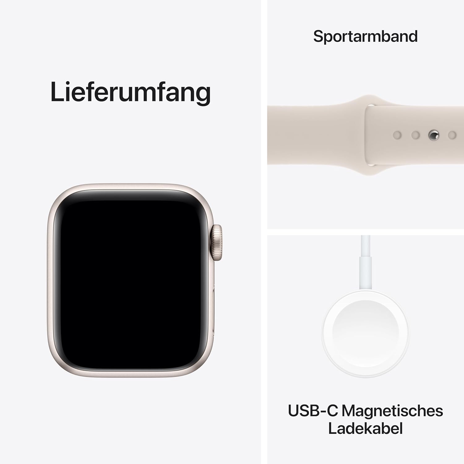 Apple Watch SE 40 mm (GPS) Sportarmband S/M polar