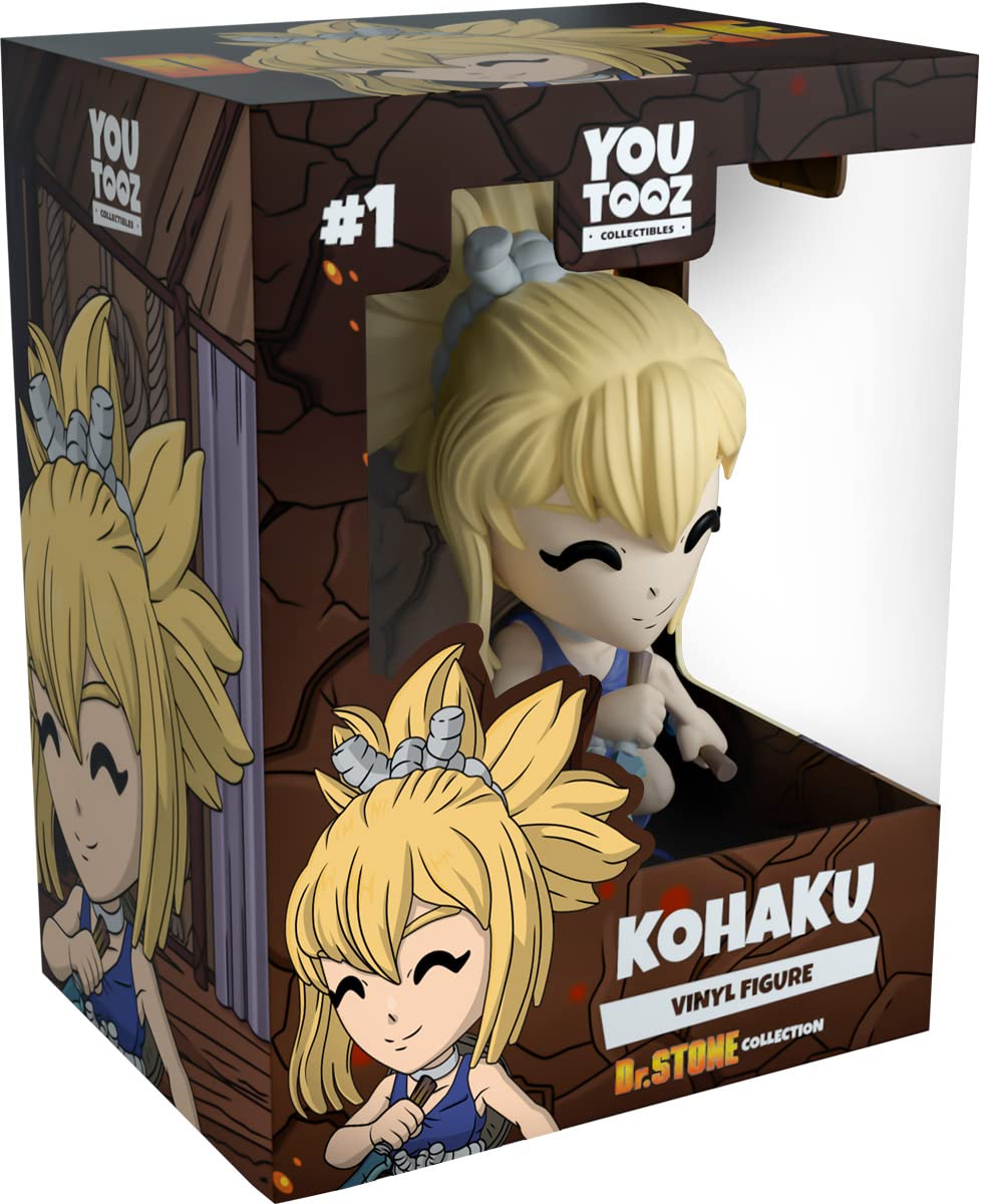 Kohaku 4.1" Inch Vinyl Figure from Dr.Stone Anime, High Detailed Collectible Figure by Youtooz Dr. Stone Collection