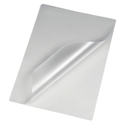 Hama Laminierfolien DIN A4, 125 mic, 25 Stück (Heißlaminierfolie, für Heiß-Laminiergeräte, heiß laminieren, beschreibbar, abwischbar, Laminierfolie 125 Micron), transparent