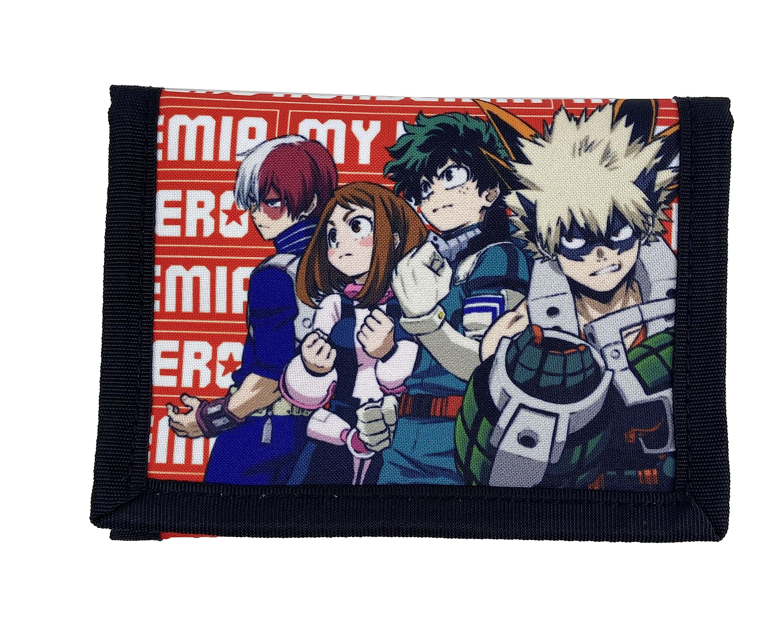 My Hero Academia-Wallet, Purse, Accessories, Wallet, Color Black, Official Product (CyP Brands)