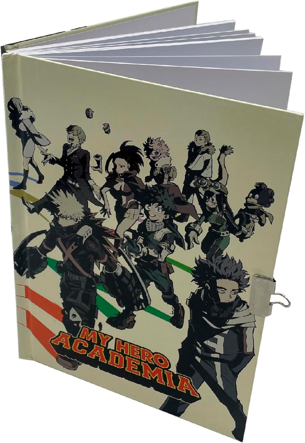 CyP Brands- My Hero Academia- Caja Regalo con Diario y 2 bolígrafos, Diarios, Bolígrafos, Material de Escritura, Multicolor, Producto Oficial