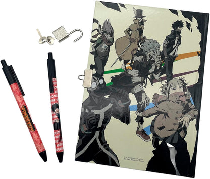 CyP Brands- My Hero Academia- Caja Regalo con Diario y 2 bolígrafos, Diarios, Bolígrafos, Material de Escritura, Multicolor, Producto Oficial