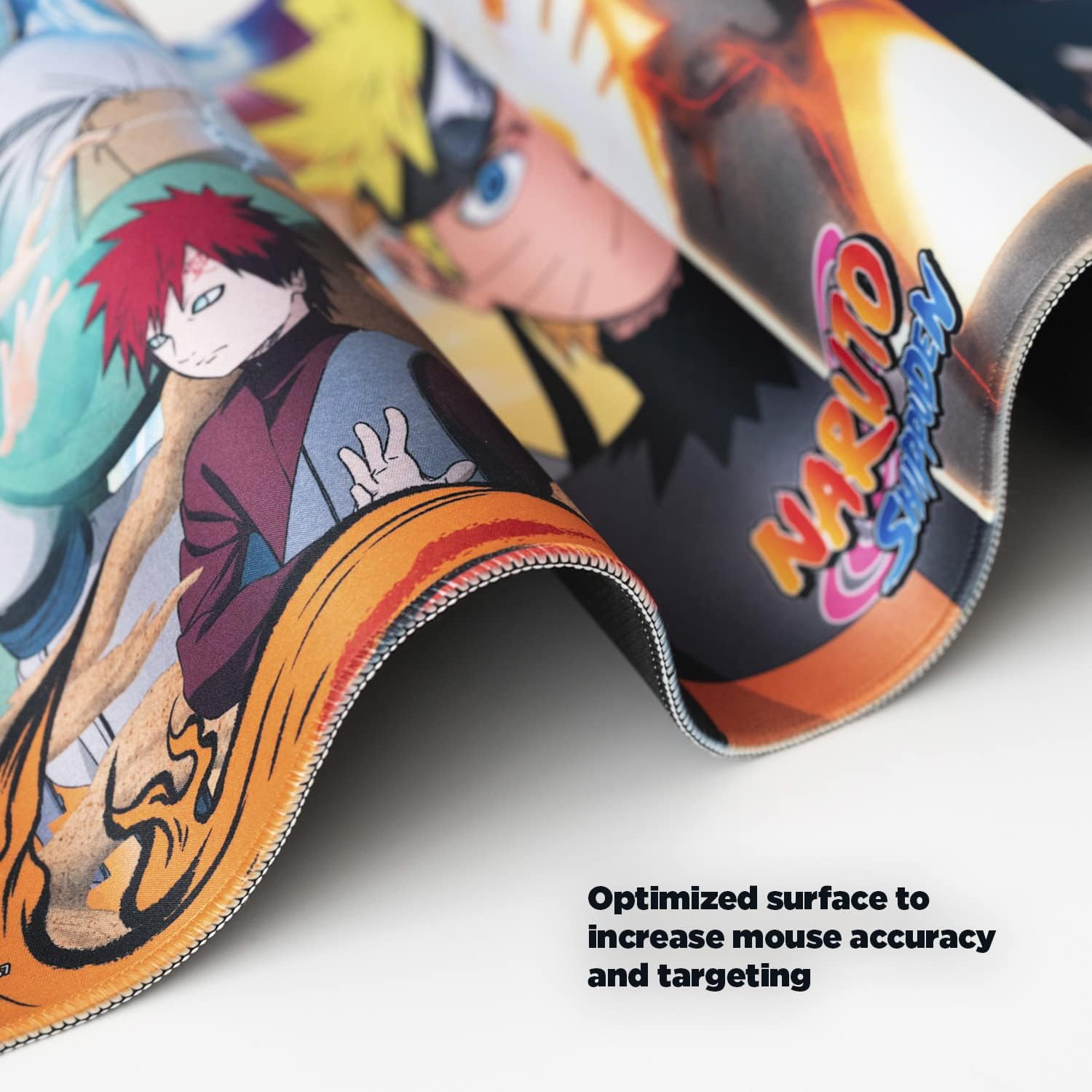 Grupo Erik Naruto XXL Mouse Mat - Desk Pad - 31.5" x 13.78" Non-Slip Rubber Base Mouse Pad, Gaming Mouse Pad, Keyboard Mouse Mat - Naruto Gifts