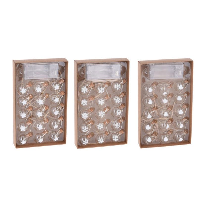 divers - Draadslinger met 15 Kerstballetjes Led Warm White