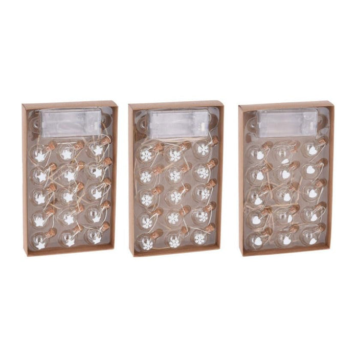 divers - Draadslinger met 15 Kerstballetjes Led Warm White