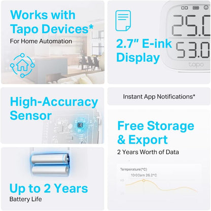 Tp-Link Tapo Smart Temp-Humidity Monitor
