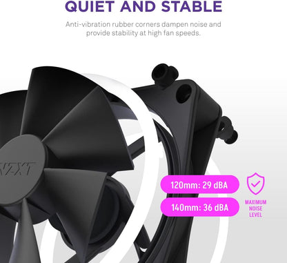 Nzxt F120 Rgb Duo Black Fan