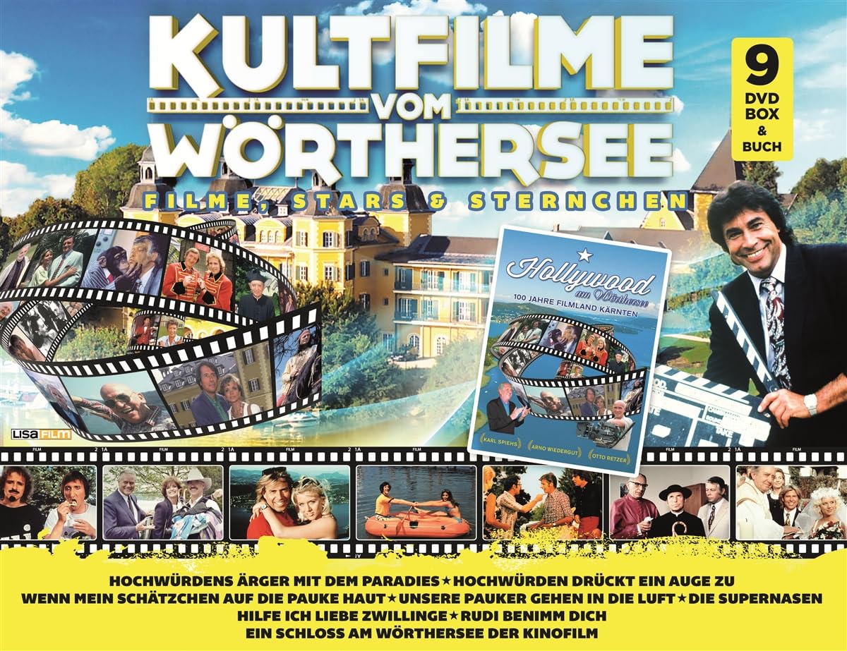 Kultfilme Vom Wörthersee: Filme, Stars & Sternchen (9 DVDs & Buch