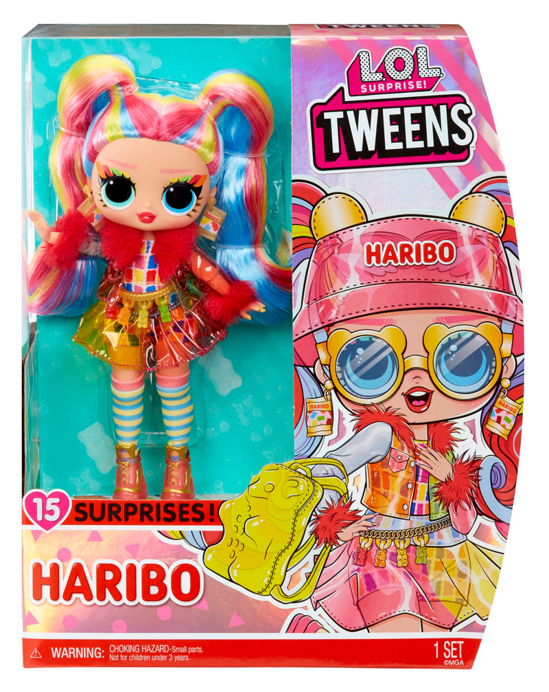 L.O.L. Surprise! 119920EUC Tweens Doll Holly Happy with 15 Surprises & Haribo Candy Themed Fashion Designs – for Kids Ages 4+, Multicolor