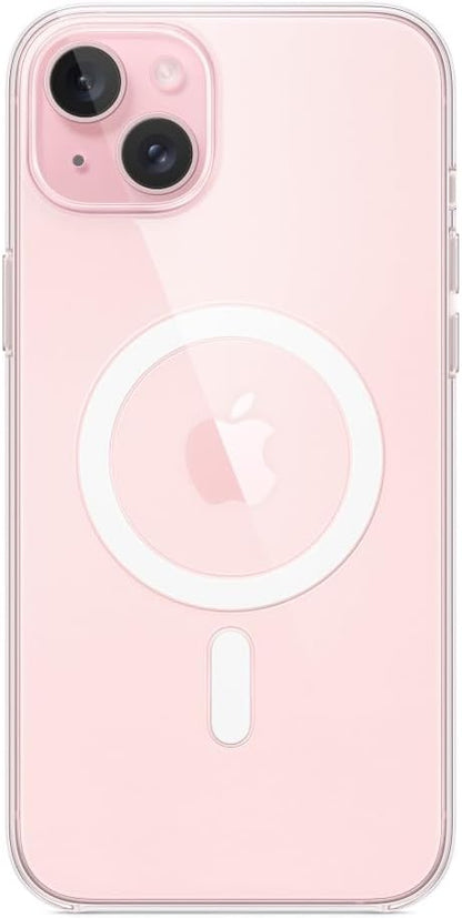 Apple - Back Cover For Mobile Phone - Magsafe Compatibility - Polycarbonate - Clear - For Iphone 15 Plus